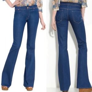 MOTHER Classic Blue Flare Jeans